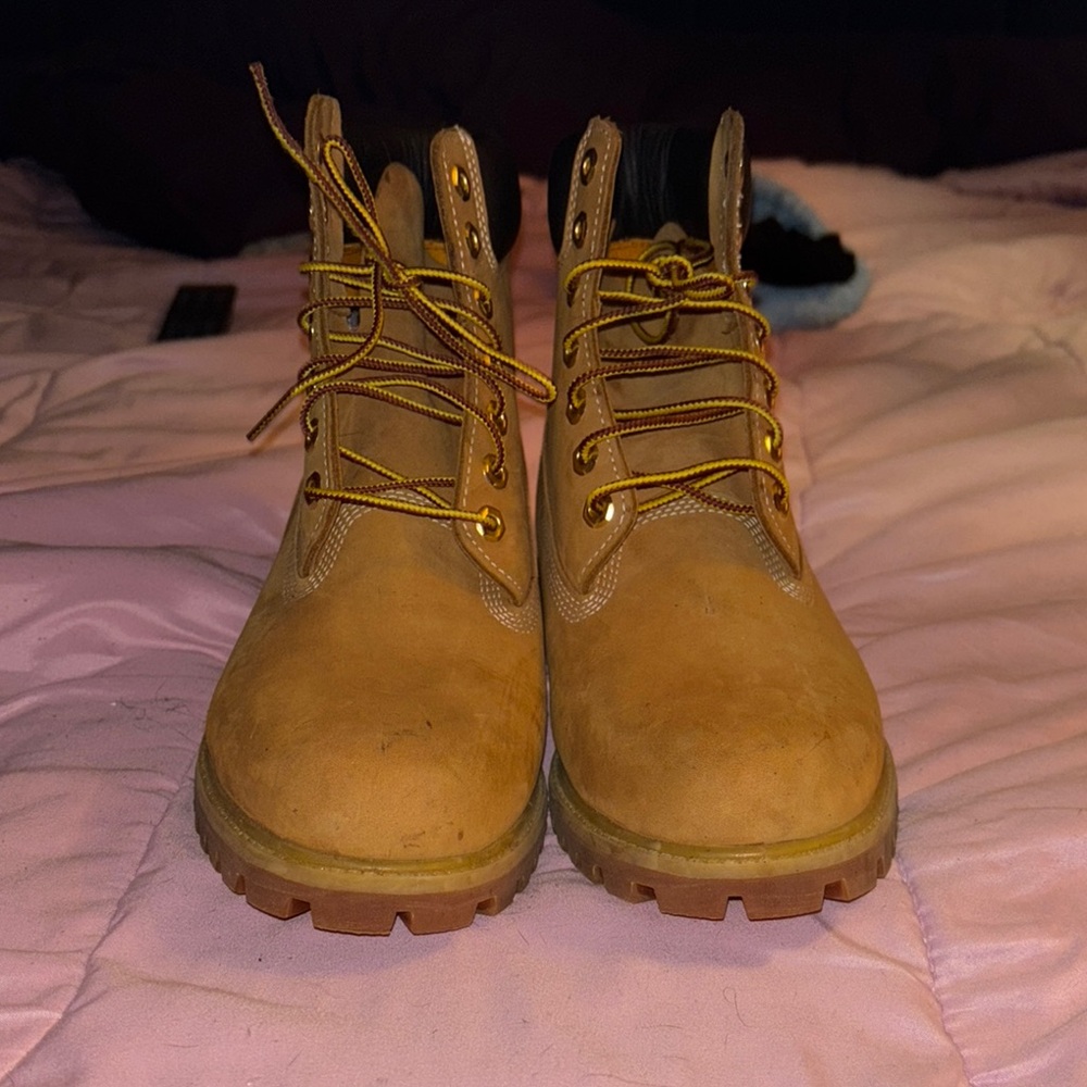 Timberland Tan Leather Boots